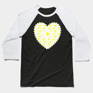 Daisy Heart Baseball T-Shirt